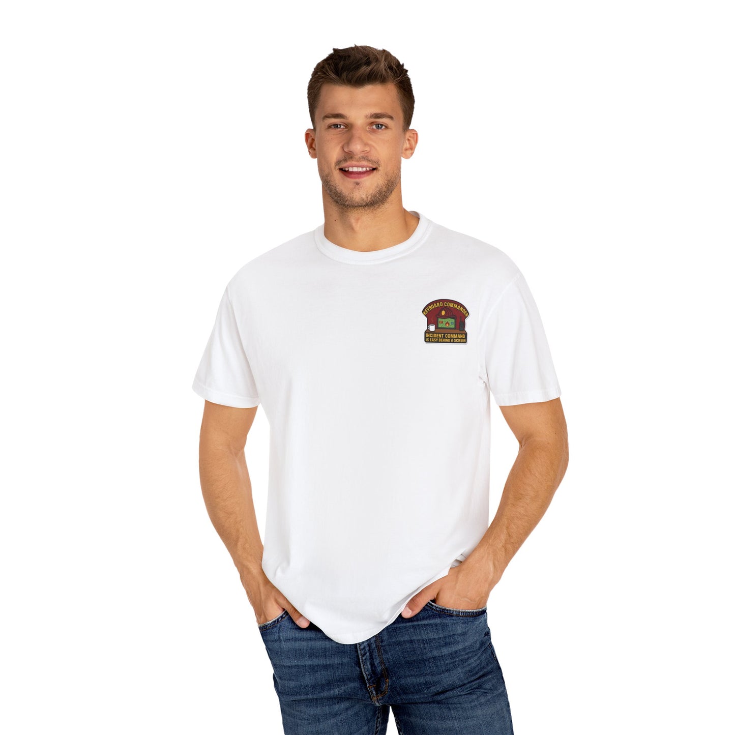 Keyboard Commander Unisex Garment-Dyed T-Shirt