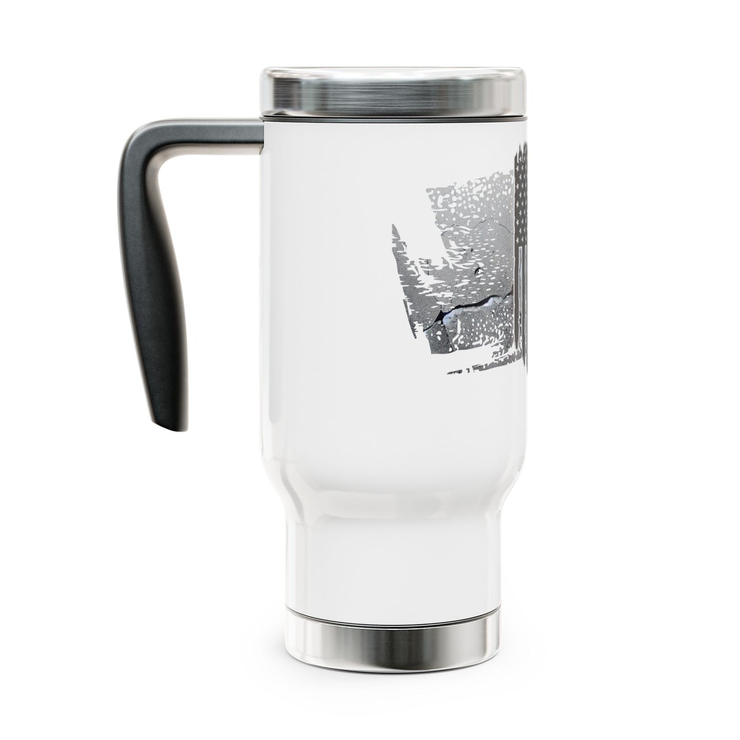 Firefighter Blackout Stainless Steel Travel Mug