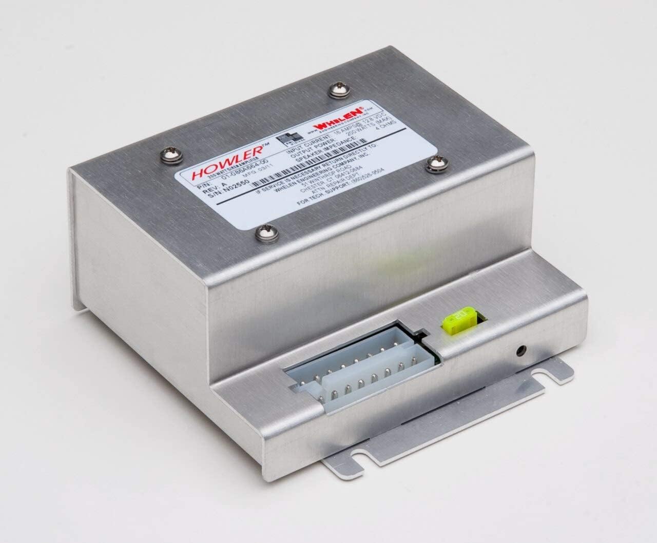 Whelen Howler Low-Frequency Siren Set with Amplifier