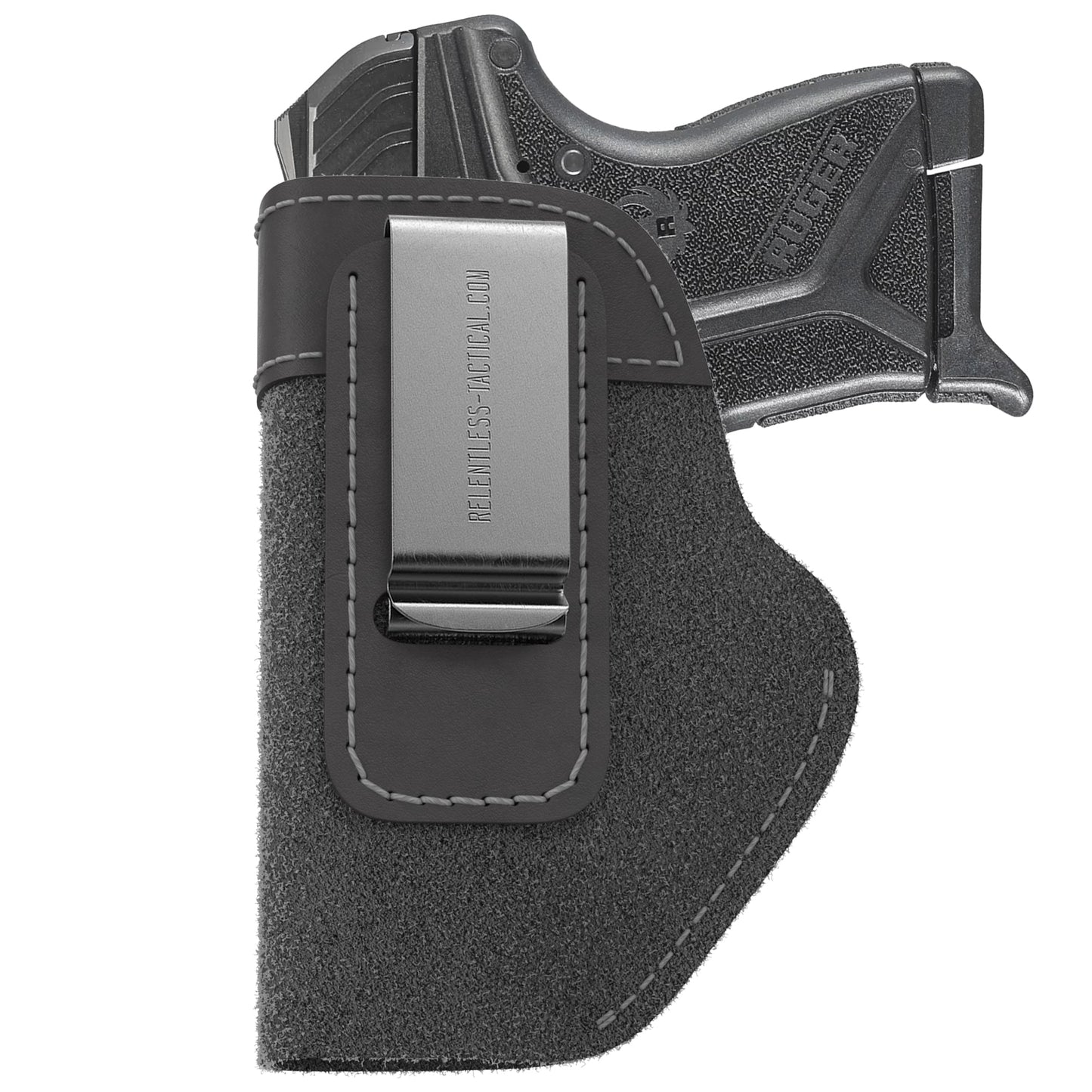 The Ultimate Suede Leather IWB Holster - Small Size | Fits Ruger LCP, LCP2, Sig P238, P290, S&W Bodyguard .380 and Most .380's - Lifetime Warranty - Made in USA