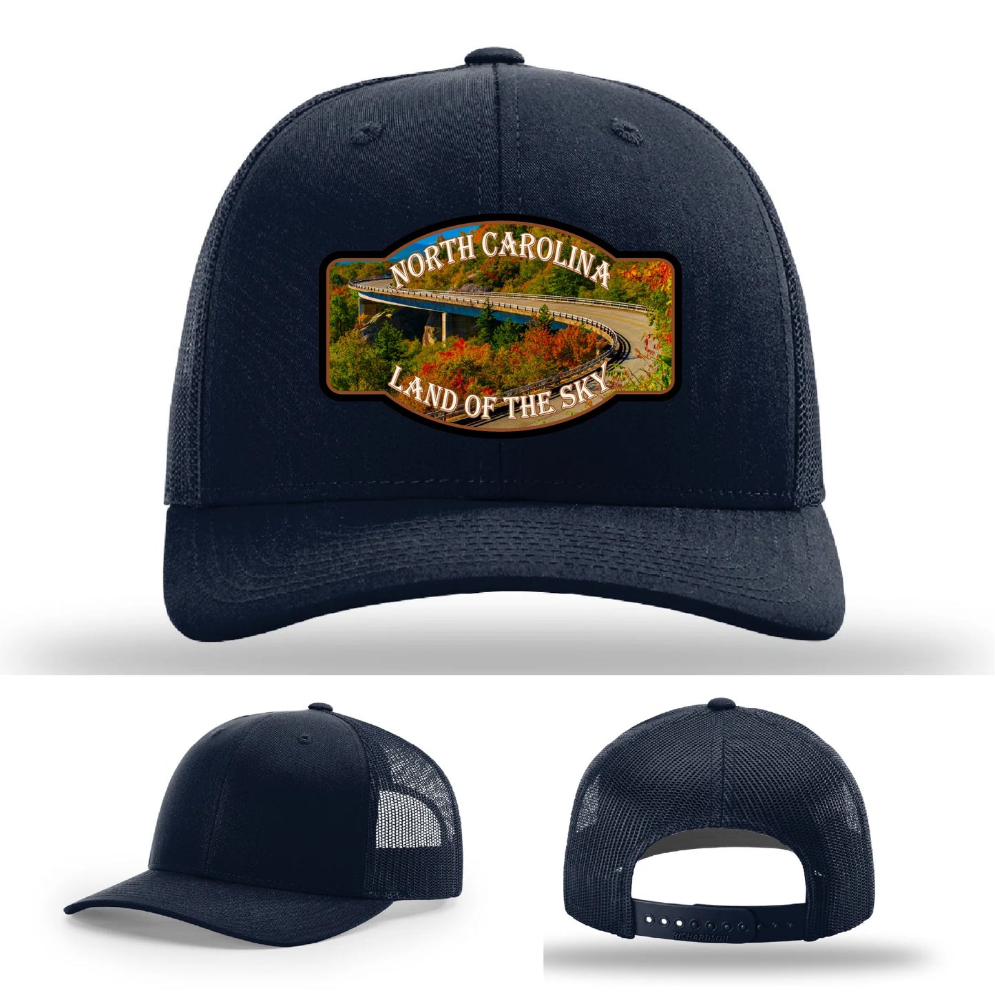 Land of the Sky Leather Patch Hat North Carolina