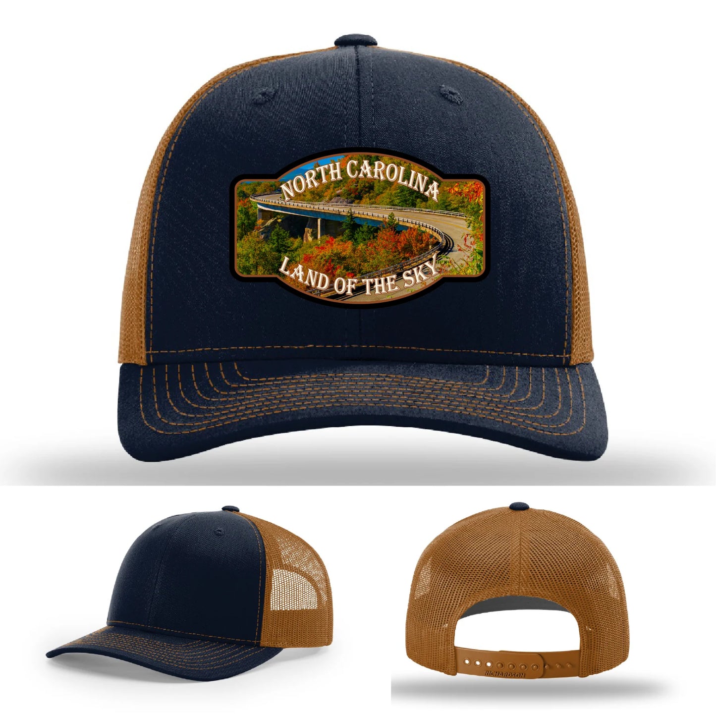Land of the Sky Leather Patch Hat North Carolina