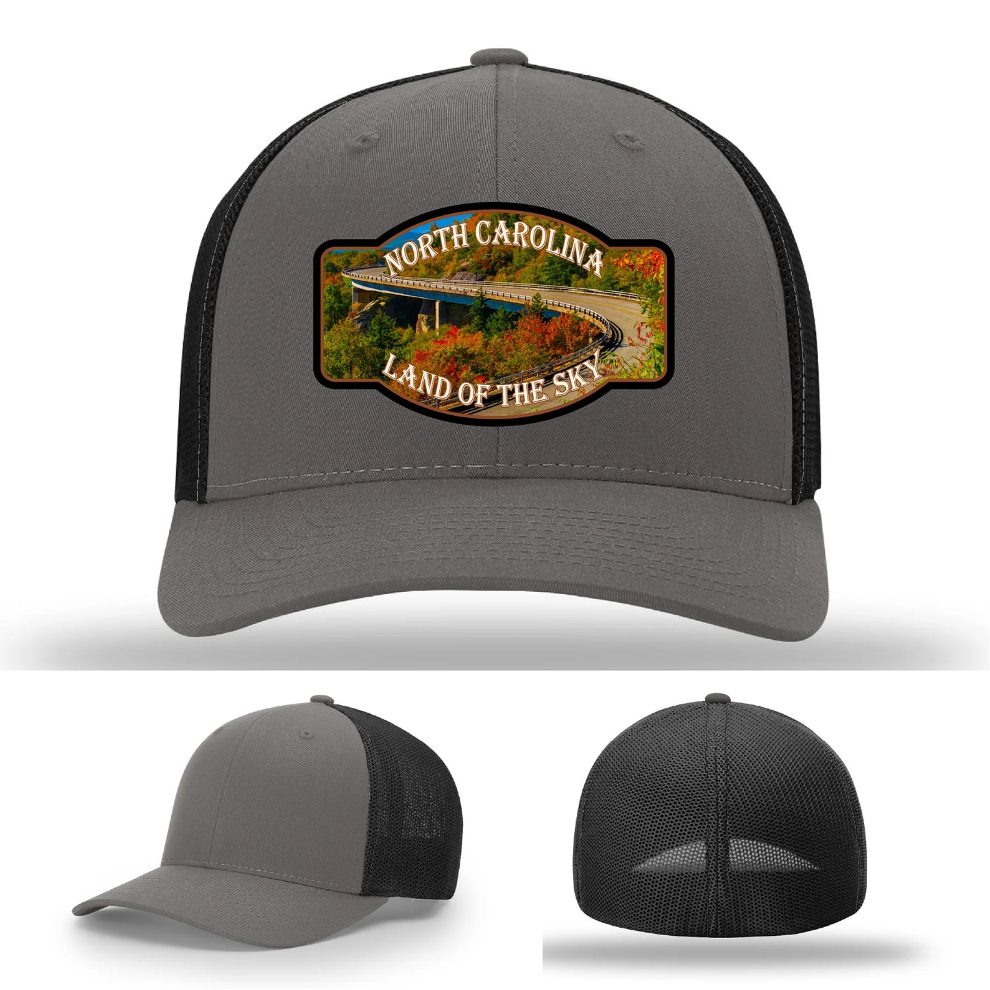 Land of the Sky Leather Patch Hat North Carolina