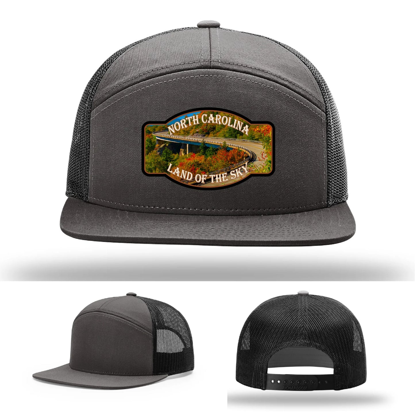 Land of the Sky Leather Patch Hat North Carolina