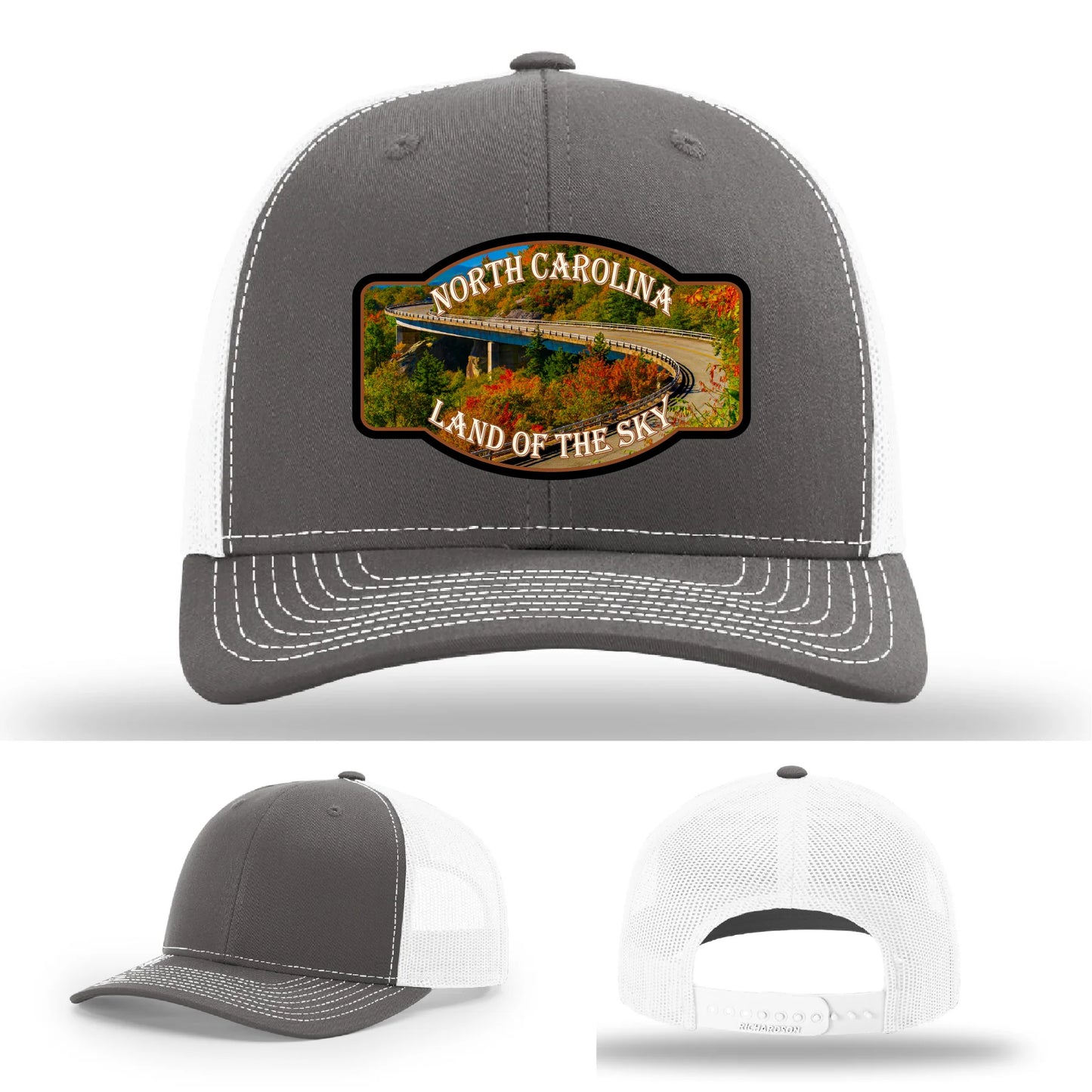 Land of the Sky Leather Patch Hat North Carolina