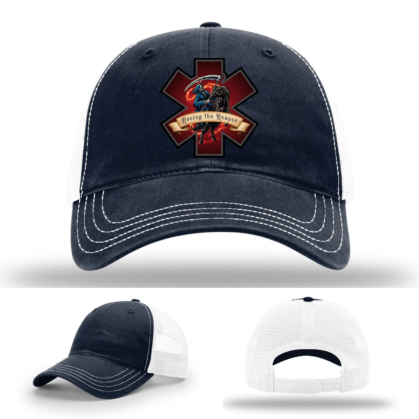 EMS Reaper Leather Patch Hat