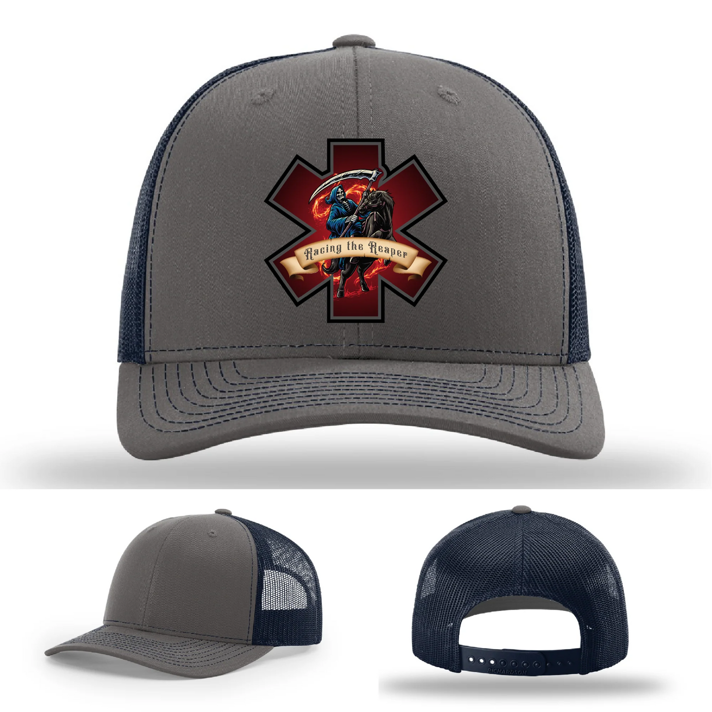 EMS Reaper Leather Patch Hat