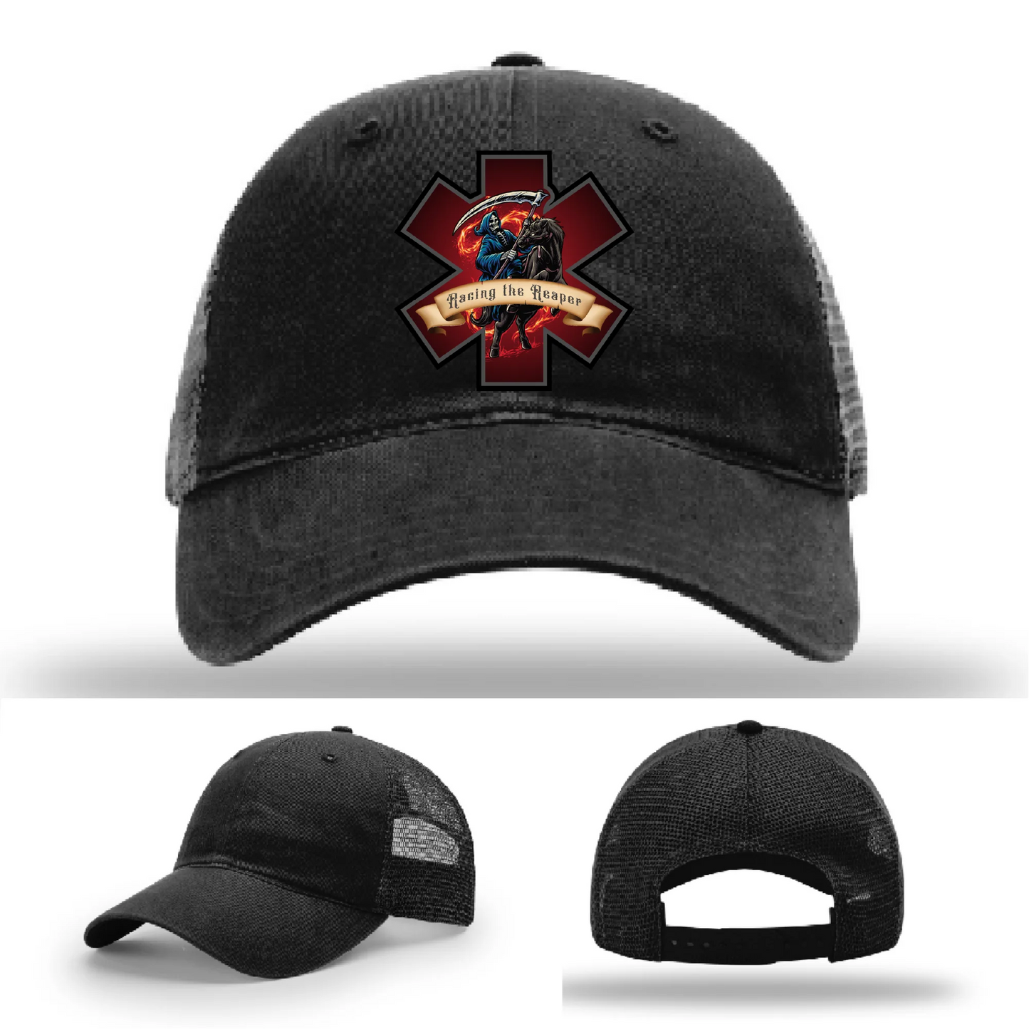 EMS Reaper Leather Patch Hat