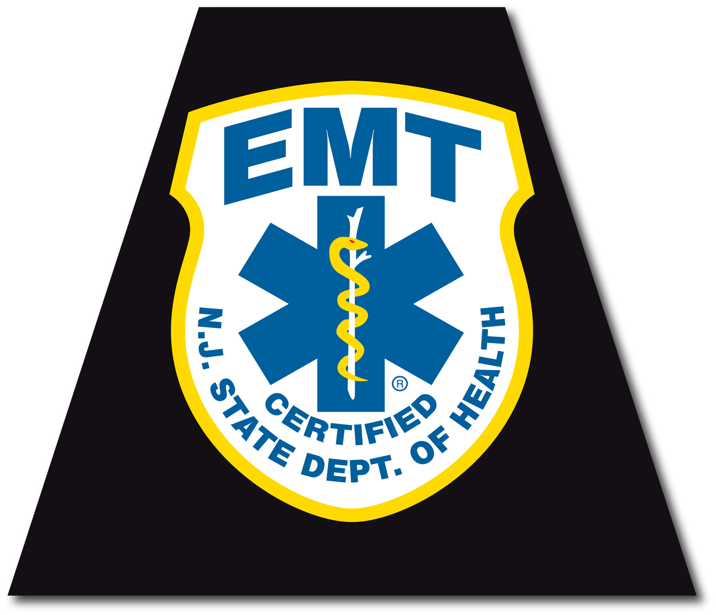 NEW JERSEY EMT REFLECTIVE HELMET (TET) TETRAHEDRON