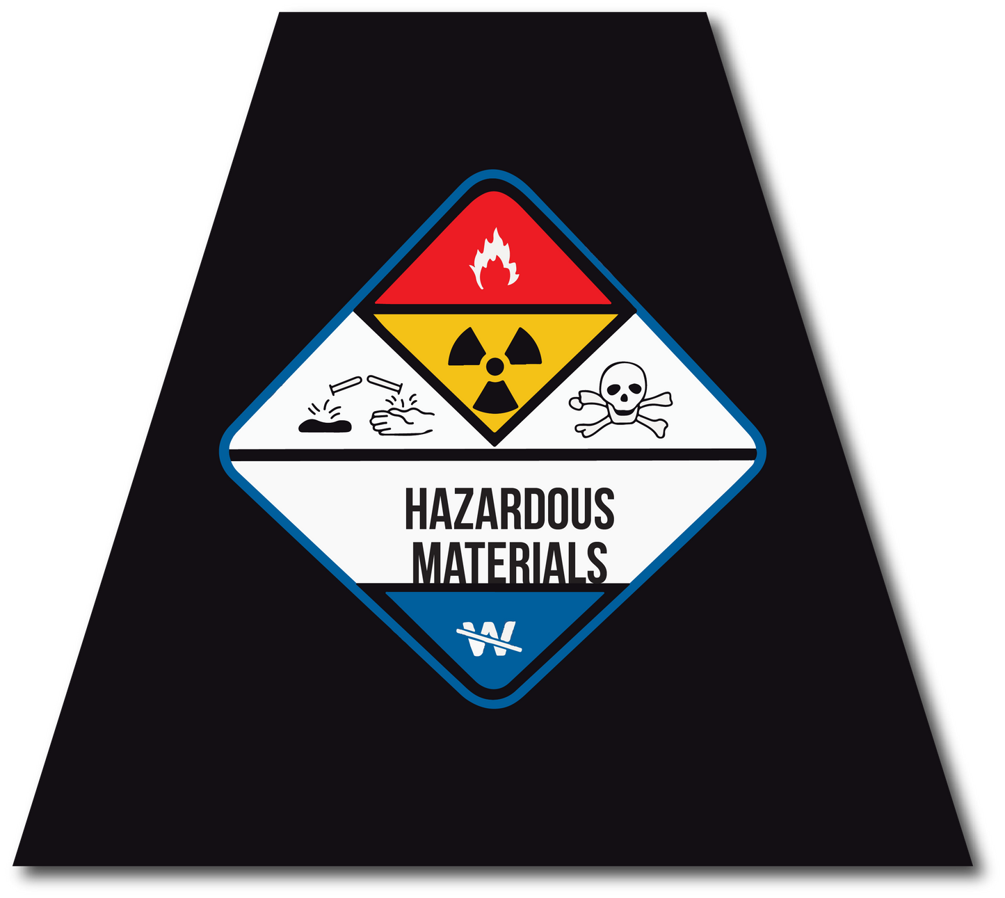 HAZMAT REFLECTIVE HELMET (TET) TETRAHEDRON