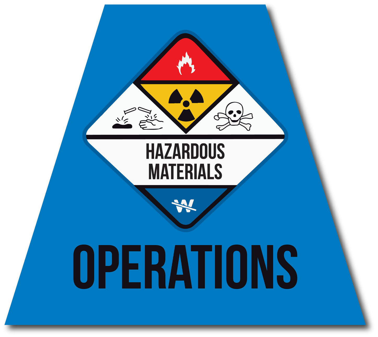 HAZMAT OPERATIONS REFLECTIVE HELMET (TET) TETRAHEDRON