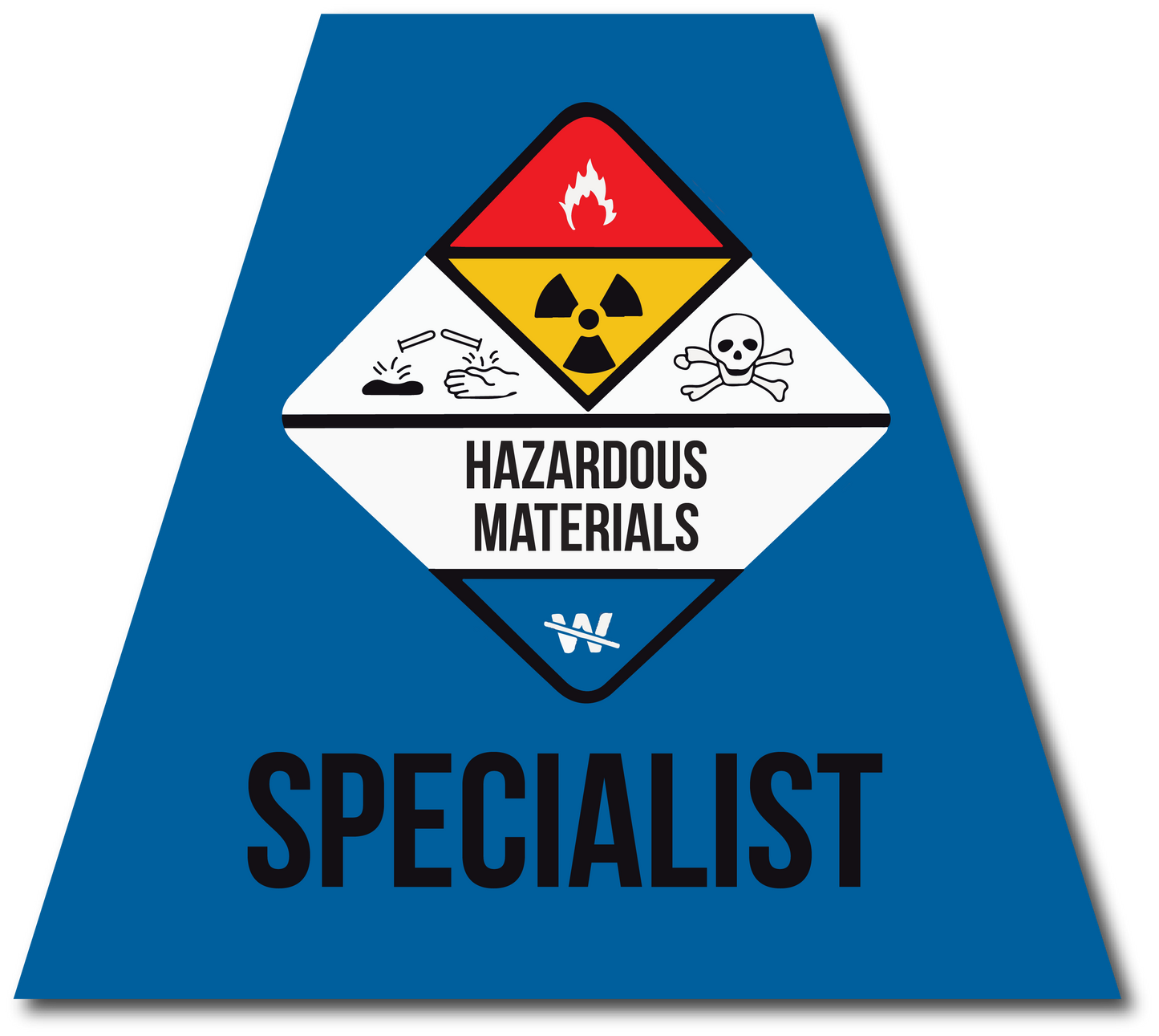 HAZMAT SPECIALIST REFLECTIVE HELMET (TET) TETRAHEDRON