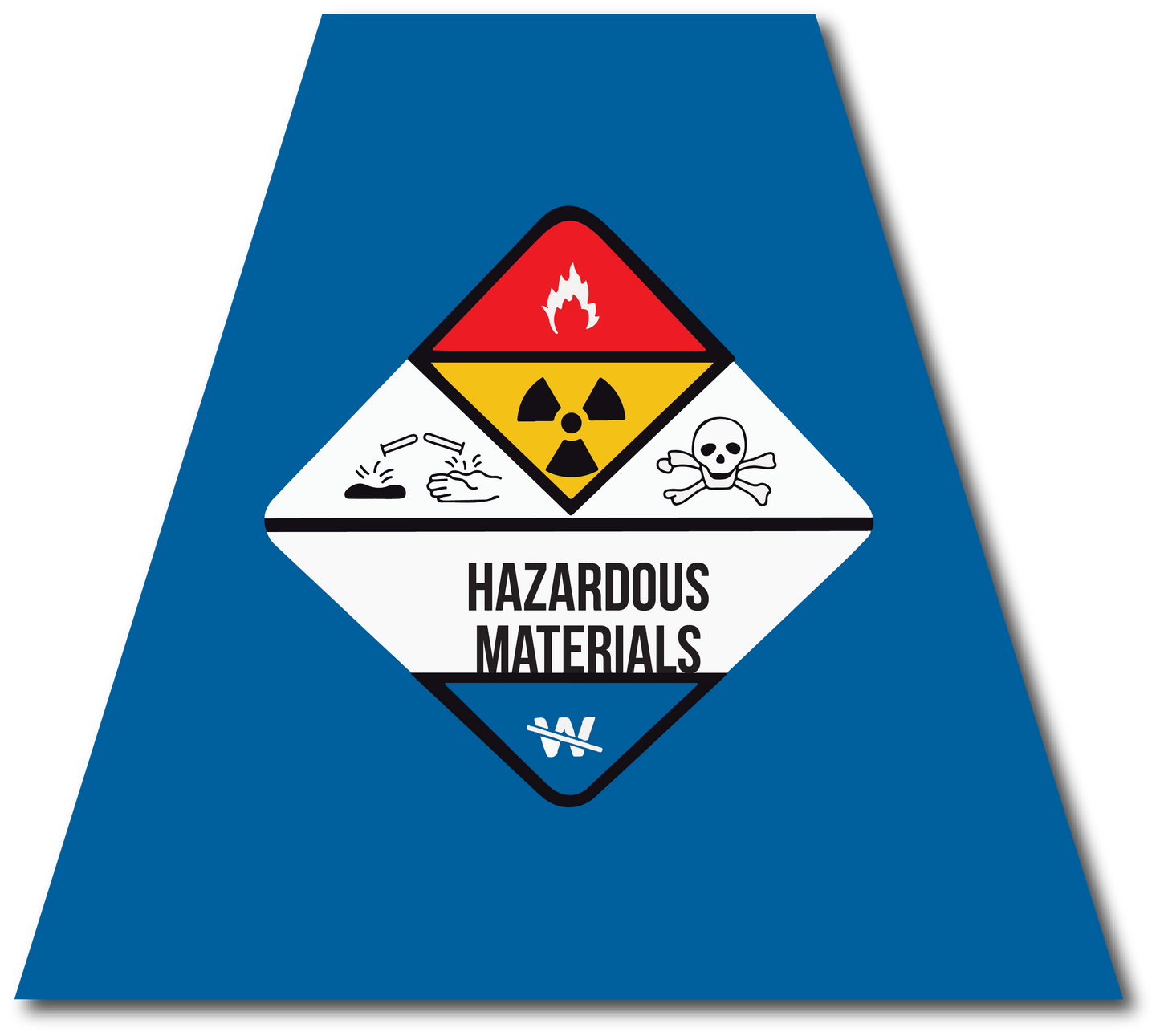 HAZMAT REFLECTIVE HELMET (TET) TETRAHEDRON
