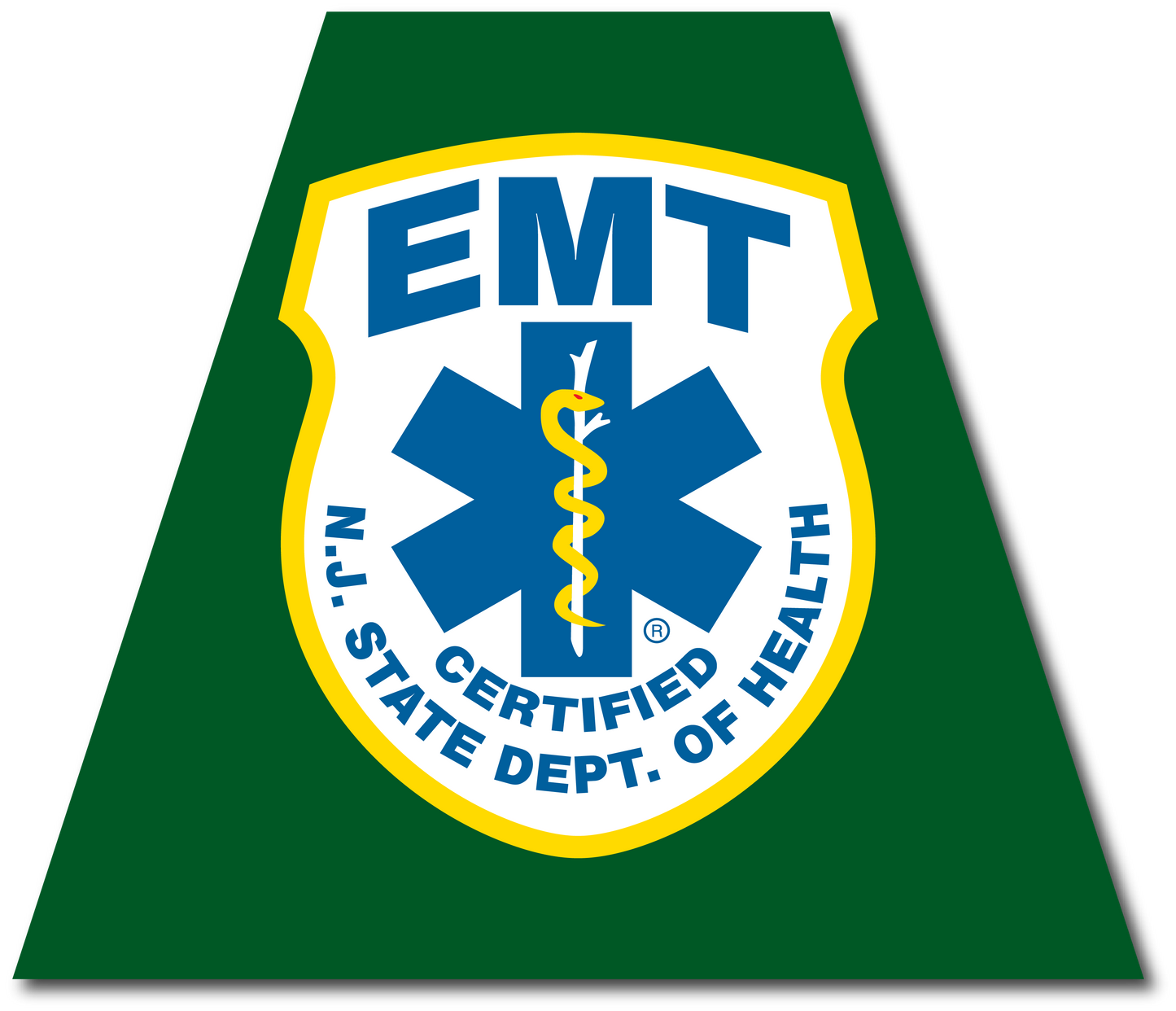 NEW JERSEY EMT REFLECTIVE HELMET (TET) TETRAHEDRON
