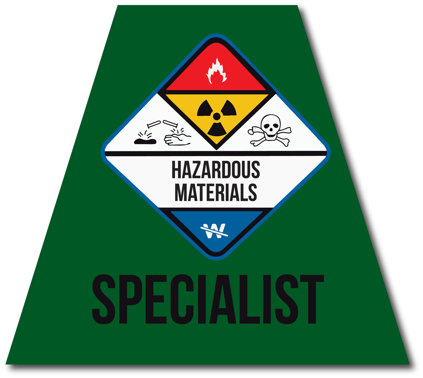 HAZMAT SPECIALIST REFLECTIVE HELMET (TET) TETRAHEDRON