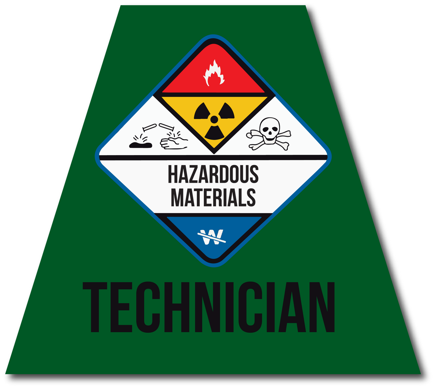 HAZMAT TECHNICIAN REFLECTIVE HELMET (TET) TETRAHEDRON