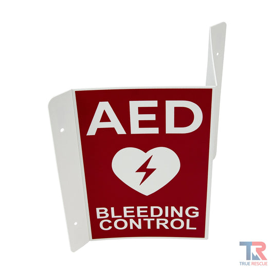 Transforming AED / BC Wall Sign - Red