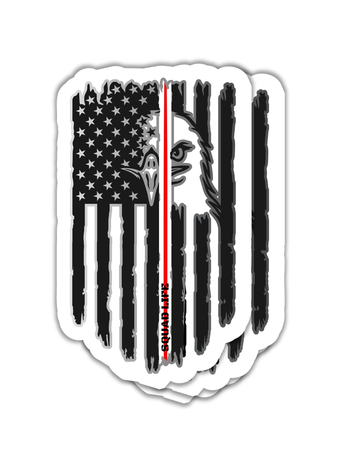 Squad Life Blackout Vinyl Stickers