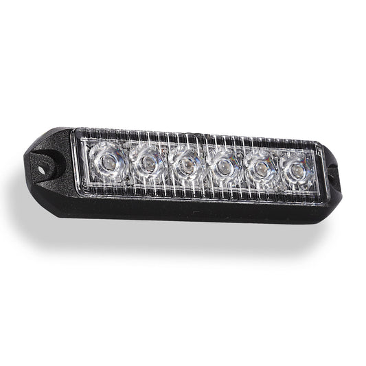 6 LED Emergency Vehicle Grill Warning Light Head