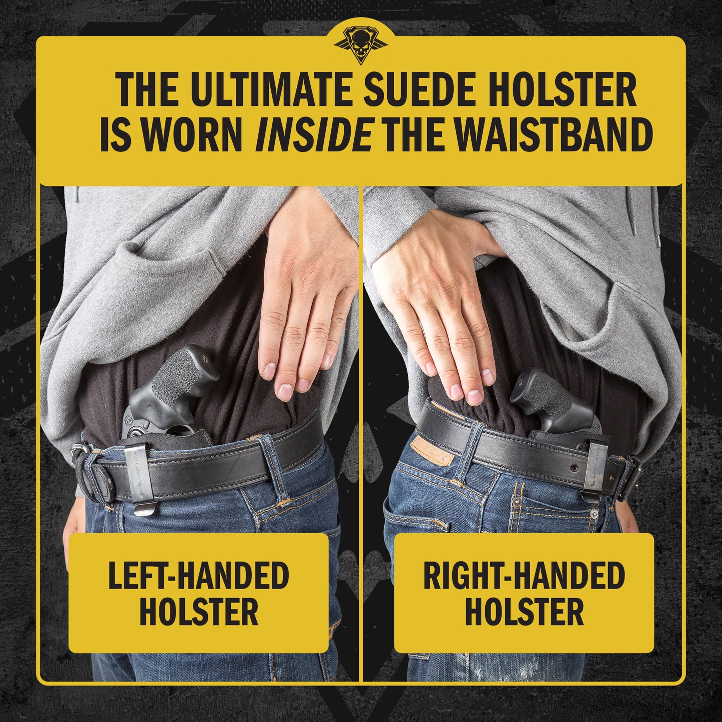 The Ultimate Suede Leather IWB Holster - J Frame / 38 Special - Lifetime Warranty - Made in USA