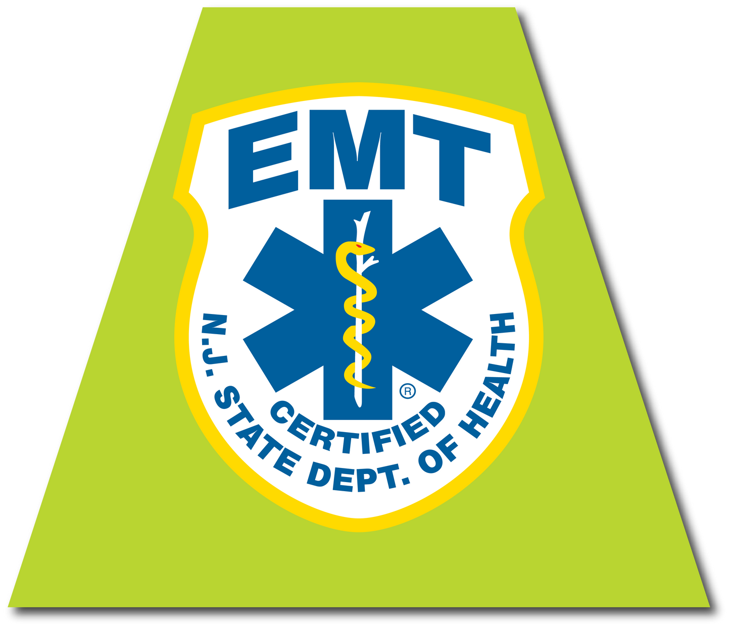 NEW JERSEY EMT REFLECTIVE HELMET (TET) TETRAHEDRON