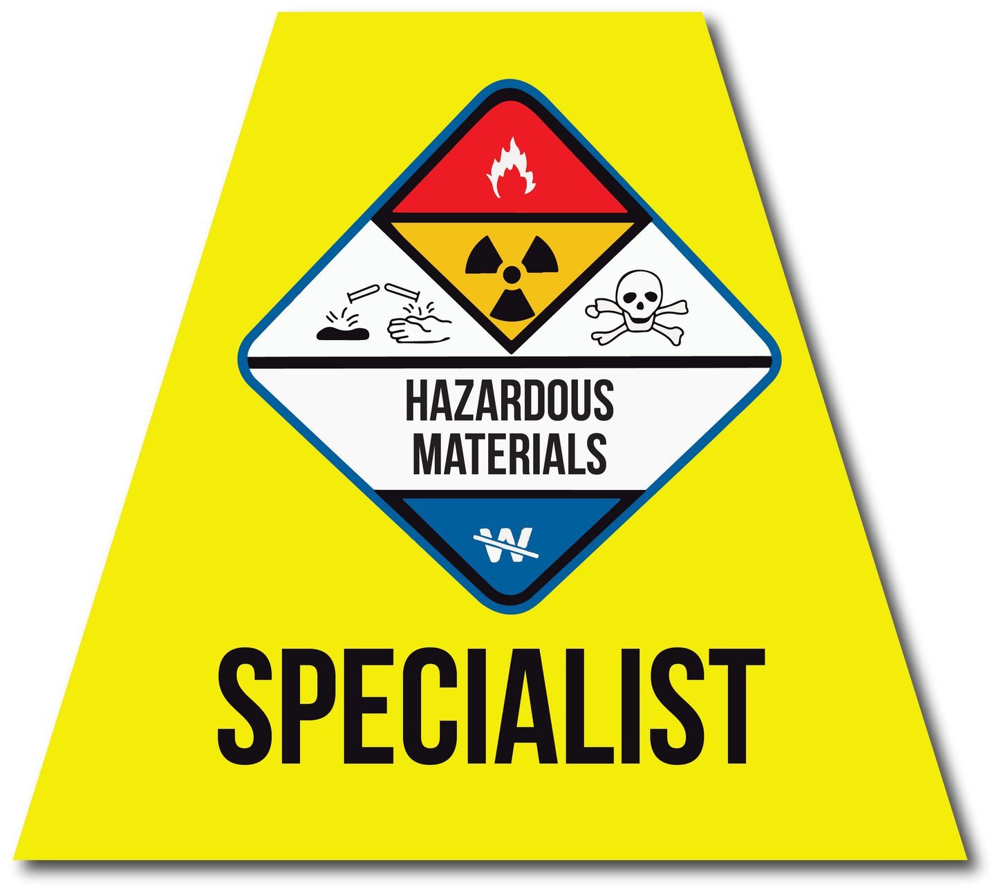 HAZMAT SPECIALIST REFLECTIVE HELMET (TET) TETRAHEDRON