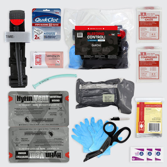 Intermediate Premium Bleeding Control Pack with CAT Tourniquet