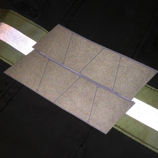 MATTE BLACK REFLECTIVE HELMET (TET) TETRAHEDRON 8 PACK