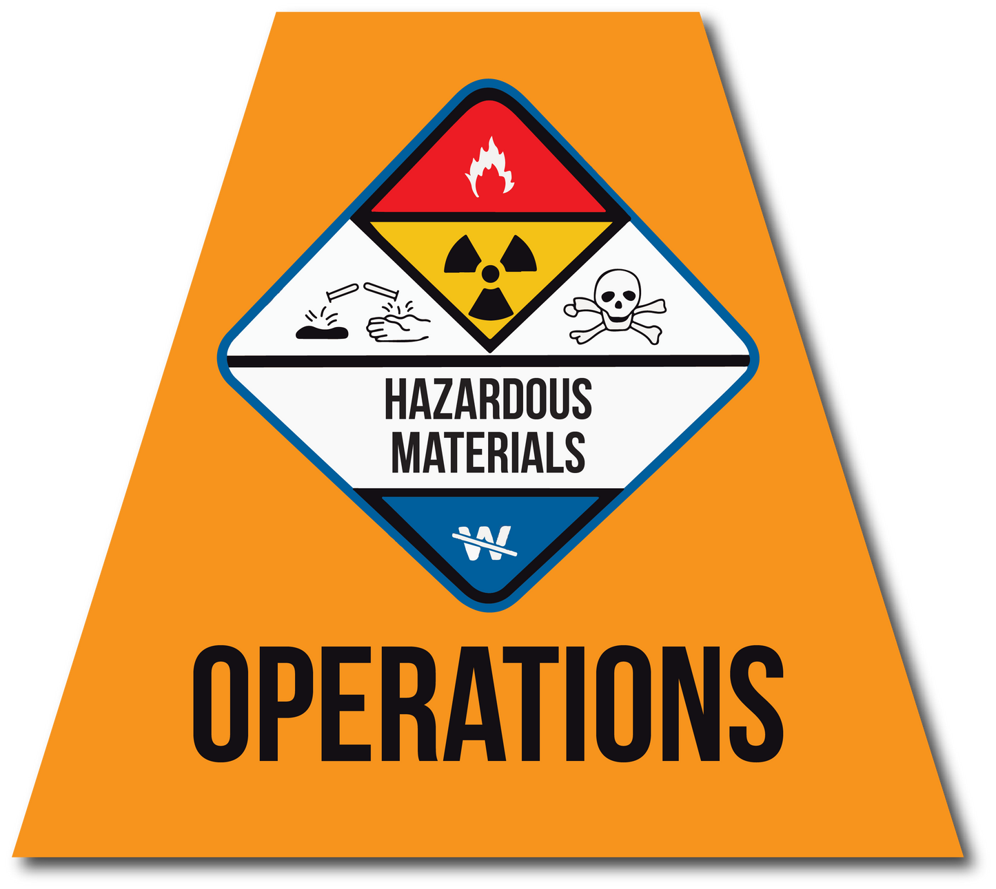 HAZMAT OPERATIONS REFLECTIVE HELMET (TET) TETRAHEDRON