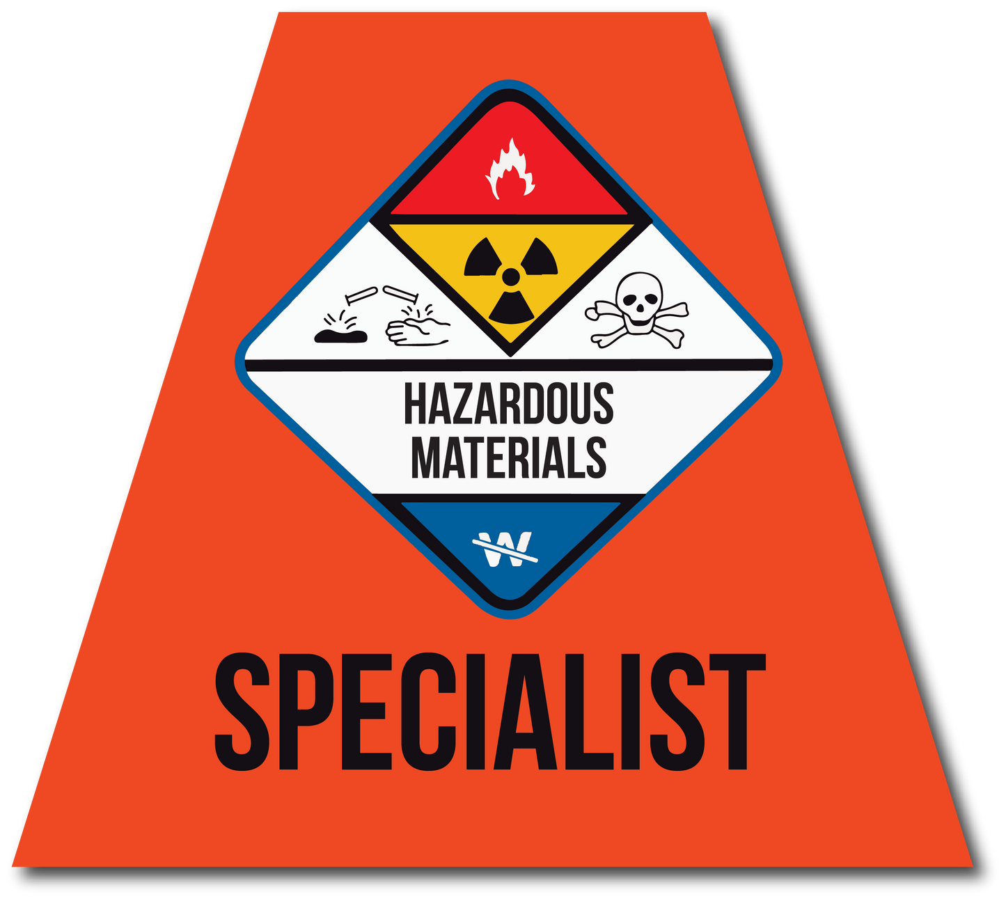 HAZMAT SPECIALIST REFLECTIVE HELMET (TET) TETRAHEDRON