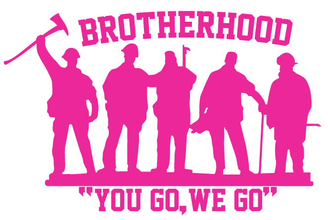 BROTHERHOOD YOU GO WE GO WINDOW DECAL