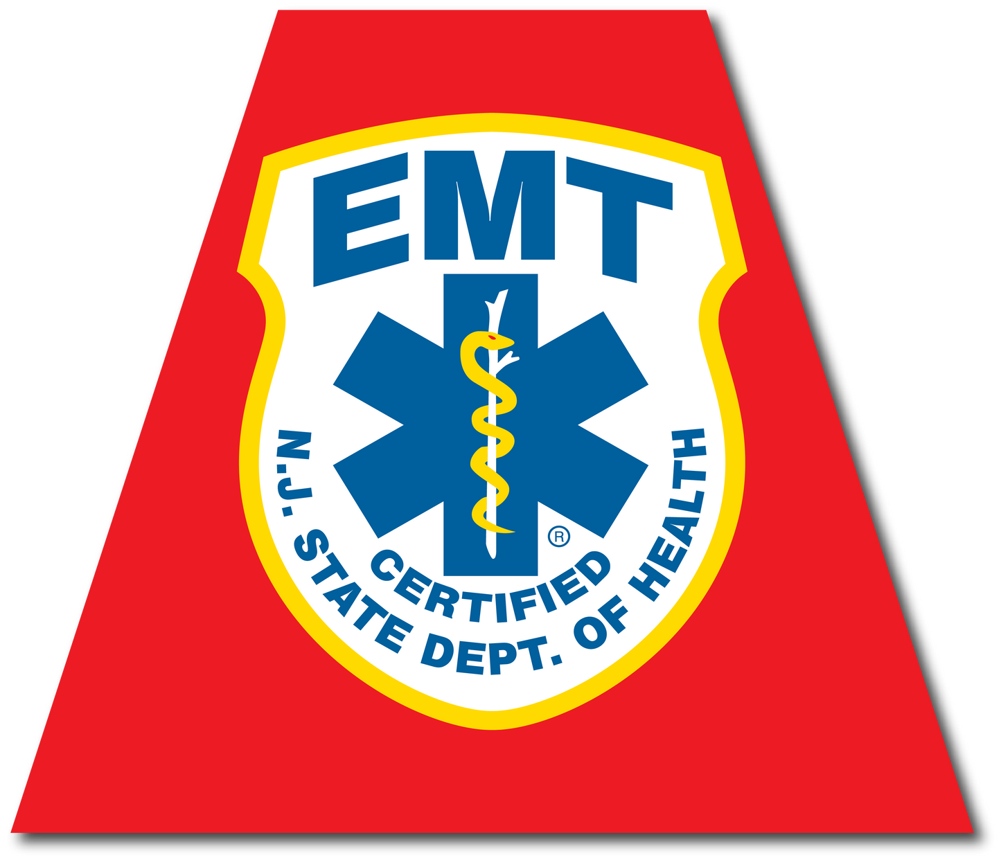 NEW JERSEY EMT REFLECTIVE HELMET (TET) TETRAHEDRON