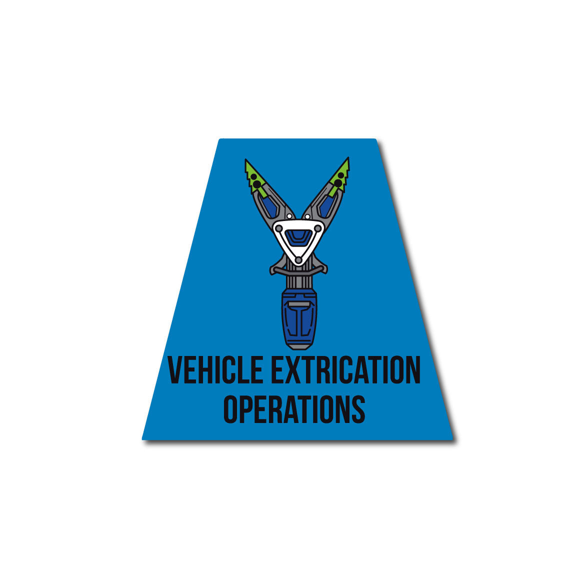 VEHICLE EXTRICATION OPERATIONS REFLECTIVE HELMET (TET) TETRAHEDRON