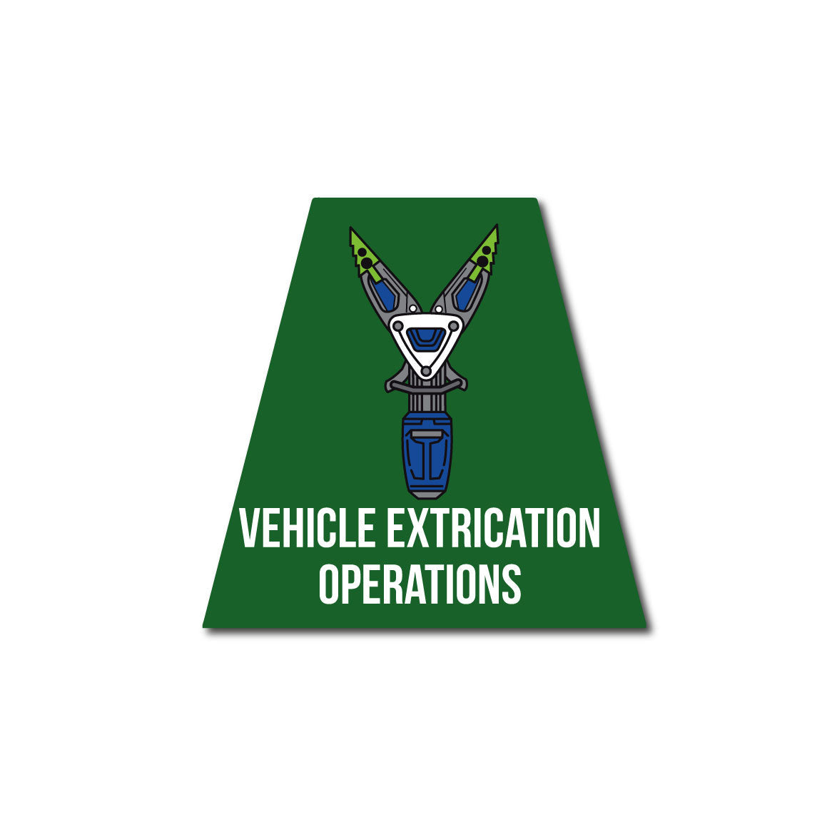 VEHICLE EXTRICATION OPERATIONS REFLECTIVE HELMET (TET) TETRAHEDRON