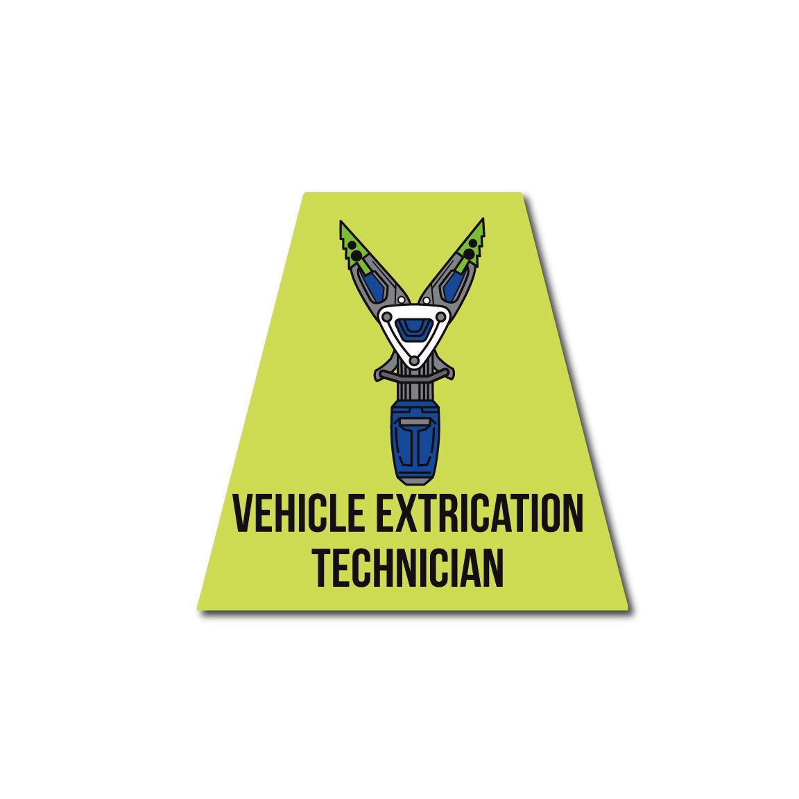 VEHICLE EXTRICATION TECHNICIAN REFLECTIVE HELMET (TET) TETRAHEDRON