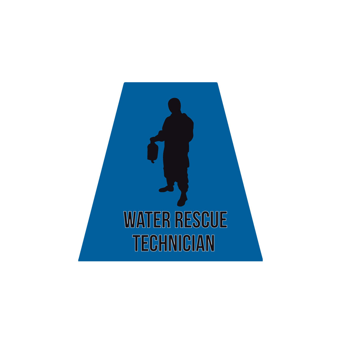 WATER RESCUE TECHNICIAN REFLECTIVE HELMET (TET) TETRAHEDRON