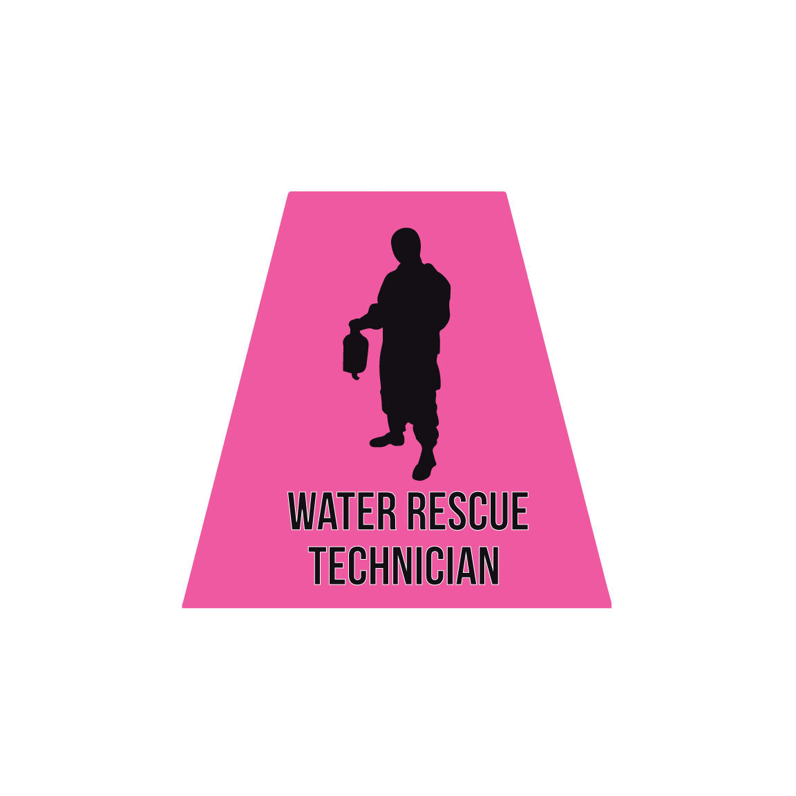 WATER RESCUE TECHNICIAN REFLECTIVE HELMET (TET) TETRAHEDRON