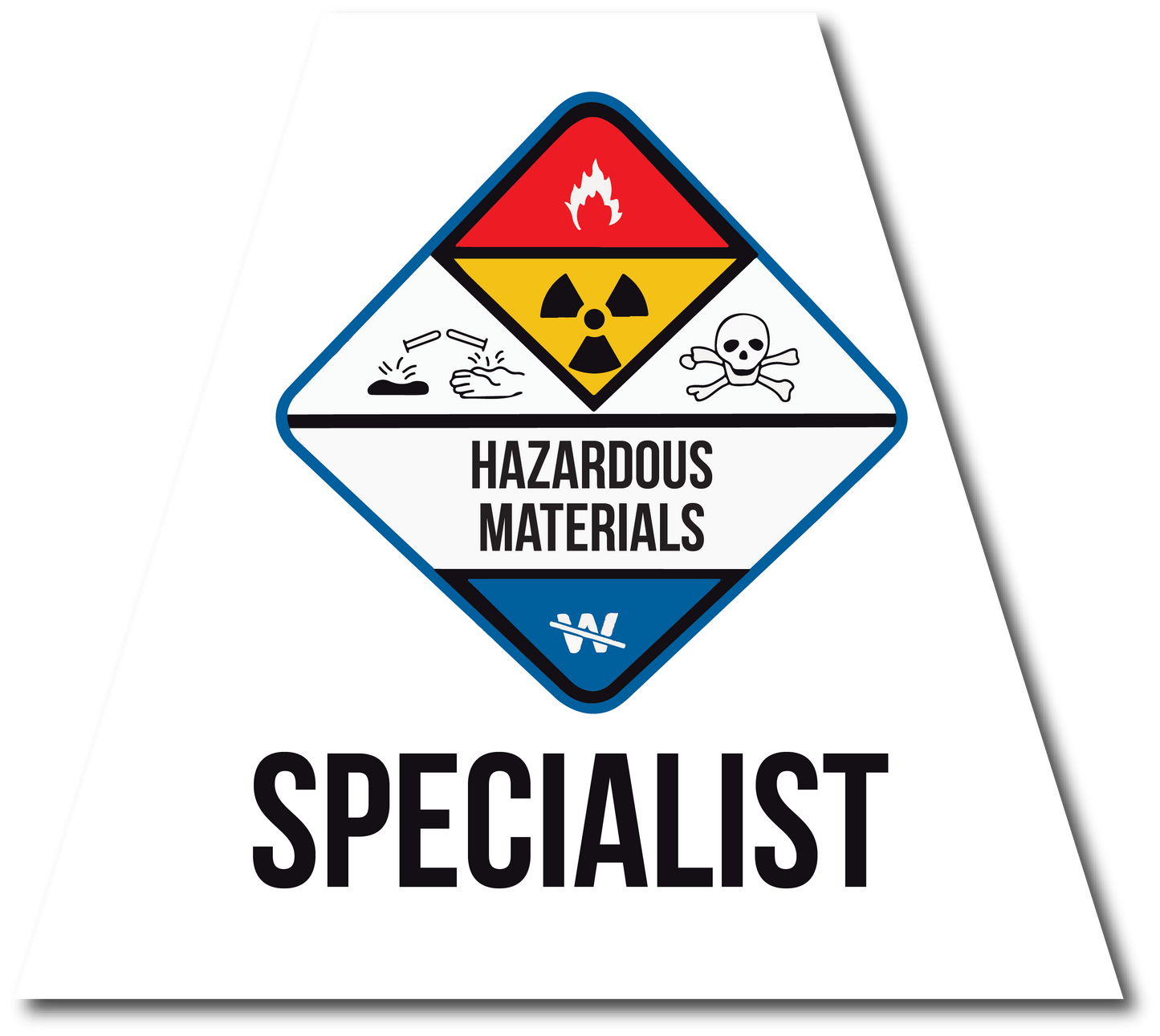 HAZMAT SPECIALIST REFLECTIVE HELMET (TET) TETRAHEDRON