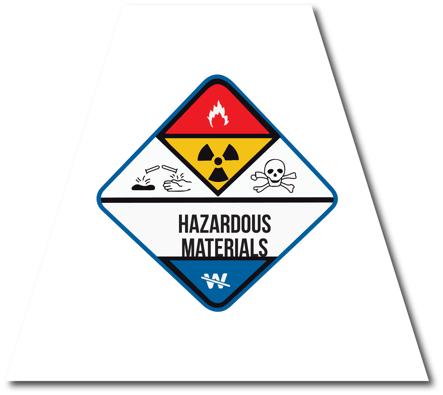 HAZMAT REFLECTIVE HELMET (TET) TETRAHEDRON