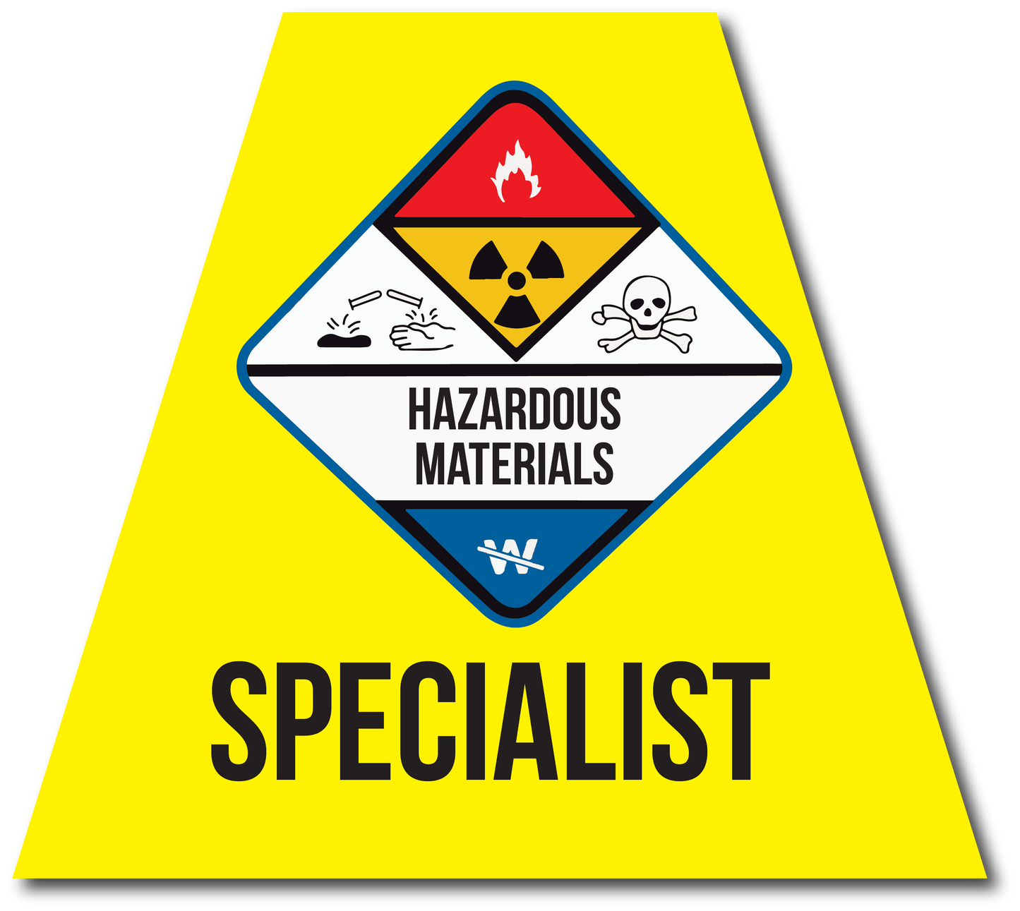 HAZMAT SPECIALIST REFLECTIVE HELMET (TET) TETRAHEDRON