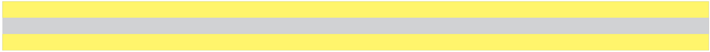 YELLOW/GREY TRIPLE STRIPE REFLECTIVE HELMET TRIM