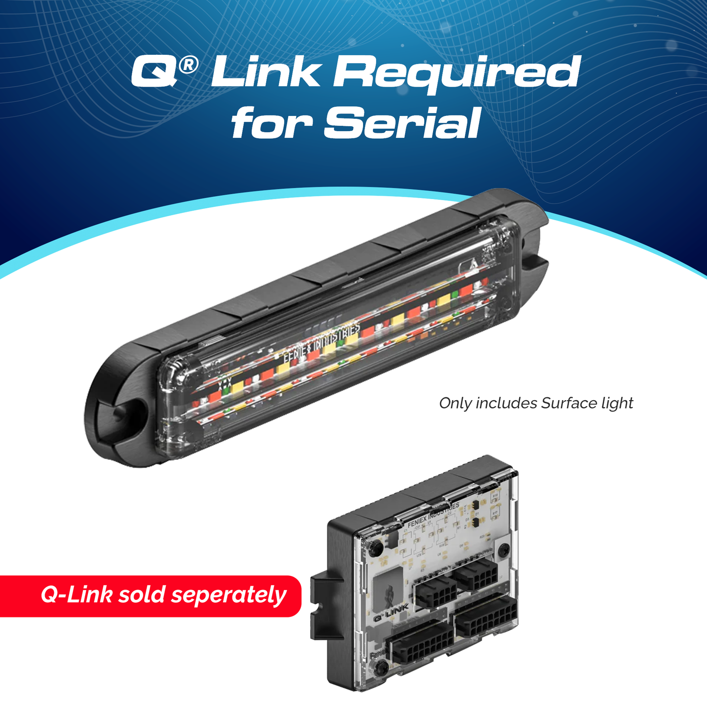 Feniex Q Series Flat Surface Mount