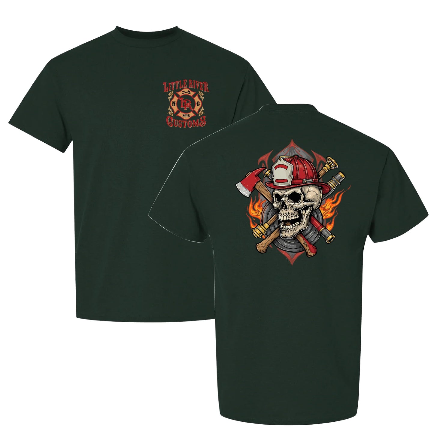 Last Truckie Firefighter Tee