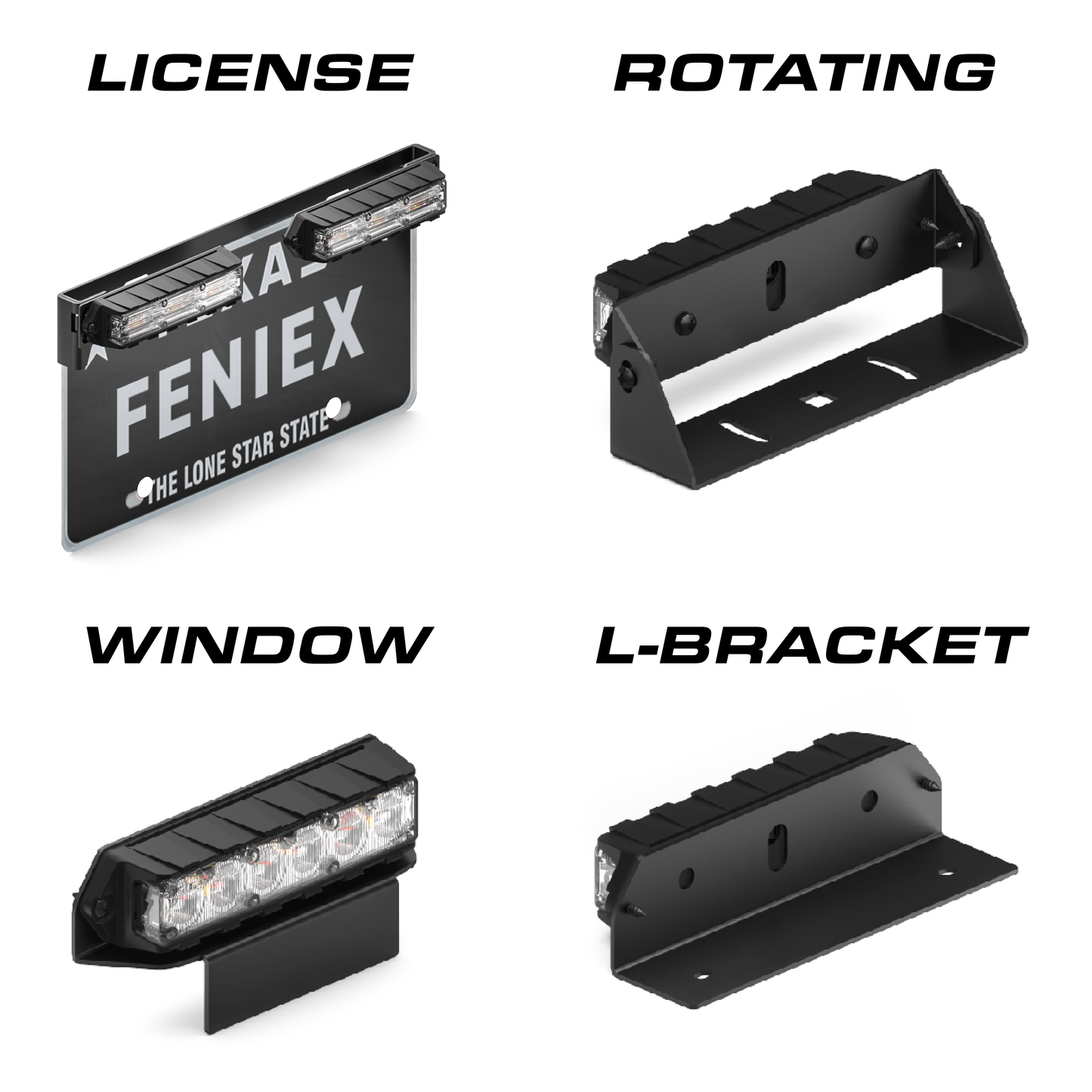 Feniex Q Series Flat Surface Mount