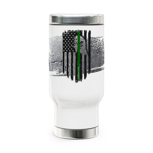 Military Blackout Stainless Steel Travel Mug