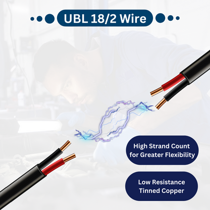 UBL 18/2 Wire - 1 Foot