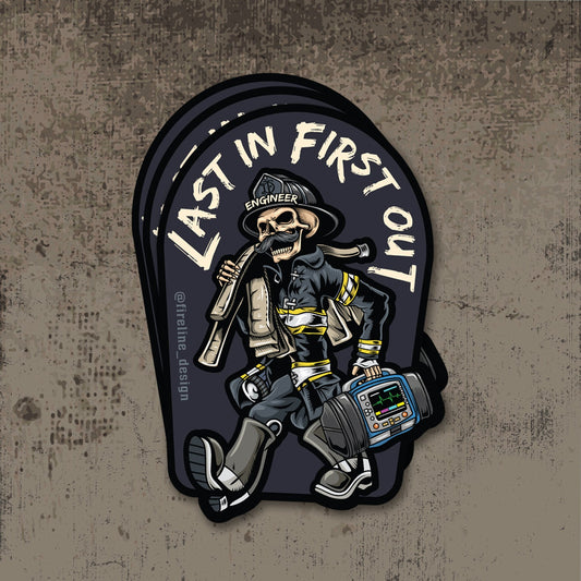 ENGINEER - Last In First Out Sticker - 3-PACK