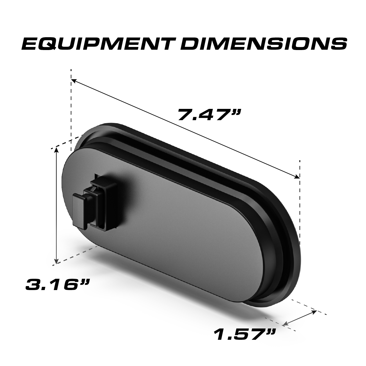Feniex 6" Oval STTR Light