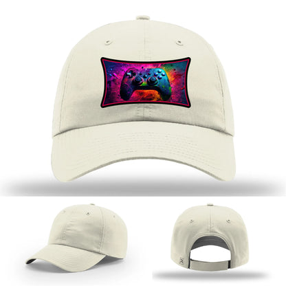Next Level Gamer Leather Patch Hat Controller Graphic