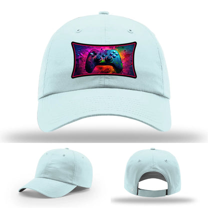 Next Level Gamer Leather Patch Hat Controller Graphic